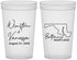 Custom Wedding 22 oz Translucent Cups - Maryland | 119