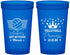 Custom Bat Mitzvah 22 oz Translucent Cups - 12th Birthday Volleyball | 120015