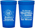 Custom Bat Mitzvah 22 oz Translucent Cups - 12th Birthday Volleyball | 120016