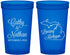 Custom Wedding 22 oz Translucent Cups - Michigan | 121