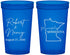 Custom Wedding 22 oz Translucent Cups - Minnesota | 122