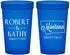 Custom Wedding 22 oz Translucent Cups - Montana | 125