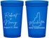 Custom Wedding 22 oz Translucent Cups - New Hampshire | 128
