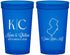 Custom Wedding 22 oz Translucent Cups - New Jersey | 129