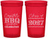 Custom Graduation 22 oz Translucent Cups - Class Of 2027 Bbq | 130005