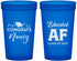 Custom Graduation 22 oz Translucent Cups - Class Of 2027 Educated Af | 130016
