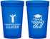 Custom Graduation 22 oz Translucent Cups - Class Of 2027 Congratulations | 130024