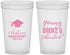 Custom Graduation 22 oz Translucent Cups - Class Of 2027 Young Broke | 130026