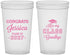 Custom Graduation 22 oz Translucent Cups - Class Of 2027 Kiss Class Goodbye | 130029
