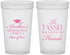 Custom Graduation 22 oz Translucent Cups - Class Of 2027 Tassel Hassel | 130030