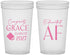 Custom Graduation 22 oz Translucent Cups - Class Of 2027 Educated Af | 130040
