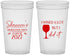 Custom Graduation 22 oz Translucent Cups - Class Of 2027 Wined A Lot | 130044