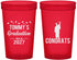 Custom Graduation 22 oz Translucent Cups - Class Of 2027 Congrats | 130046