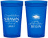 Custom Graduation 22 oz Translucent Cups - Class Of 2027 Adventure Begin | 130048