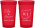 Custom Wedding 22 oz Translucent Cups - Ohio | 134