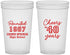 Custom Class Reunion 22 oz Translucent Cups - Class Of 1987 40 Year | 140003