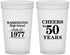 Custom Class Reunion 22 oz Translucent Cups - Class Of 1977 50 Year | 140004