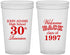 Custom Class Reunion 22 oz Translucent Cups - Class Of 1997 30 Year | 140007