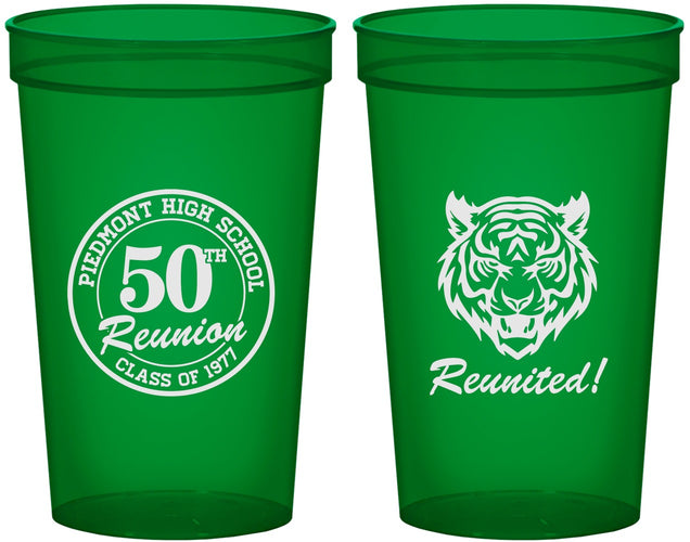 Custom Class Reunion 22 oz Translucent Cups - Class Of 1977 50 Year | 140009