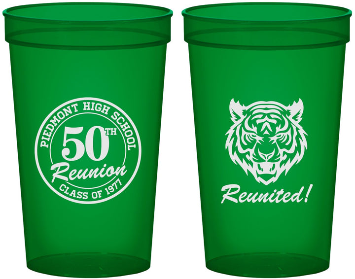 Custom Class Reunion 22 oz Translucent Cups - Class Of 1977 50 Year | 140009