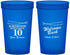 Custom Class Reunion 22 oz Translucent Cups - Class Of 2017 10 Year | 140010