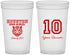 Custom Class Reunion 22 oz Translucent Cups - Class Of 2017 10 Year | 140015
