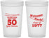 Custom Class Reunion 22 oz Translucent Cups - Class Of 1977 50 Year | 140019