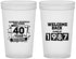 Custom Class Reunion 22 oz Translucent Cups - Class Of 1987 40 Year | 140028