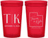 Custom Wedding 22 oz Translucent Cups - Utah | 143
