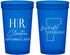 Custom Wedding 22 oz Translucent Cups - Vermont | 144