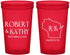 Custom Wedding 22 oz Translucent Cups - Wisconsin | 148