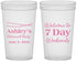 Custom Retirement 22 oz Translucent Cups - 7 Day Weekends | 150004