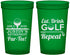 Custom Retirement 22 oz Translucent Cups - Eat Drink Golf Repeat | 150005