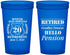 Custom Retirement 22 oz Translucent Cups - Police Officer | 150011