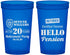 Custom Retirement 22 oz Translucent Cups - Police Officer | 150013