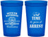 Custom Retirement 22 oz Translucent Cups - Police Officer | 150014