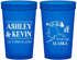 Custom Wedding 22 oz Translucent Cups - Alaska | 151