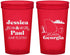 Custom Wedding 22 oz Translucent Cups - Georgia | 159