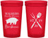 Custom Family Reunion 22 oz Translucent Cups - Bbq Barbeque | 160003