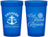 Custom Family Reunion 22 oz Translucent Cups - Cruise Anchor | 160028