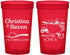 Custom Wedding 22 oz Translucent Cups - Iowa | 164