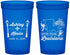 Custom Wedding 22 oz Translucent Cups - Louisiana | 167