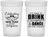 Custom New Years 22 oz Translucent Cups - 2027 Drink Dance | 170002