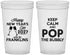 Custom New Years 22 oz Translucent Cups - 2027 Pop The Bubbly | 170006