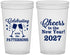 Custom New Years 22 oz Translucent Cups - 2027 Cheers | 170011