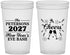 Custom New Years 22 oz Translucent Cups - 2027 Cheers | 170017