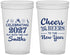 Custom New Years 22 oz Translucent Cups - 2027 Cheers | 170023