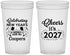 Custom New Years 22 oz Translucent Cups - 2027 Cheers | 170024