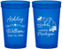 Custom Wedding 22 oz Translucent Cups - Michigan | 171