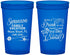 Custom Family Vacation 22 oz Translucent Cups - Beach Toes In The Sand | 180000